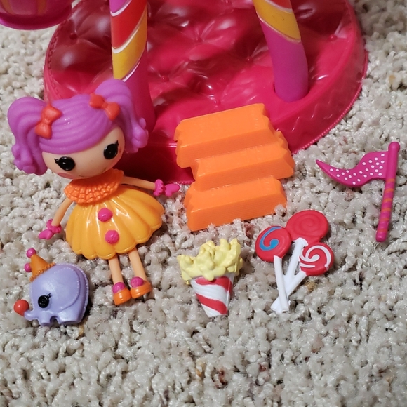 RARE Mini Lalaloopsy Peanuts Big Top Spinning Ferris Wheel - Picture 8 of 9